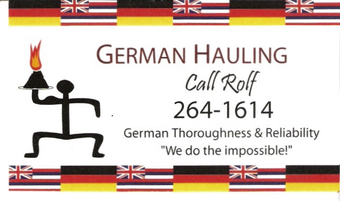 German Hauling We Do The Impossible on Maui