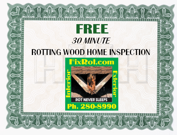 fixrot.com free rotting wood
                    inspection